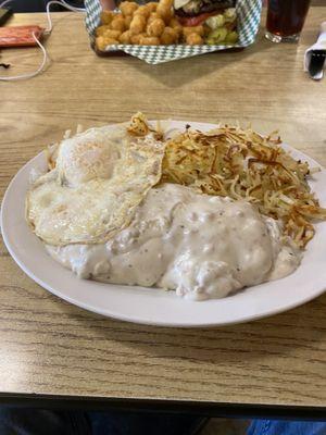 Biscuits and gravy- excellent!