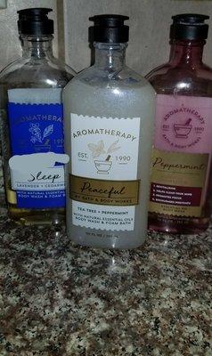 Can't wait to try the new peaceful aromatherapy. Love the aromatherapy line.