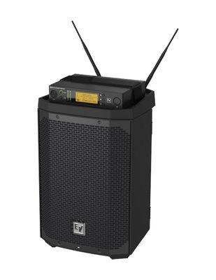 Bluetooth/Battery Powered Everse 8 Speaker w/ wireless microphone for rent