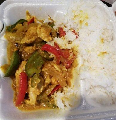 Curry chicken