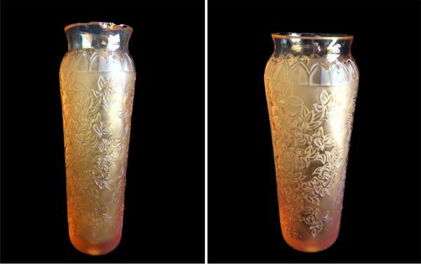 Crystal Repair Restoration Lalique Full Vase  Before & After