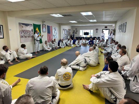 On the mat at Delaware Jiujitsu