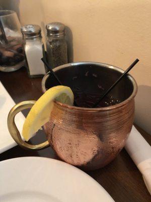 Lavender Blueberry Mule