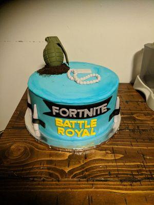 Fortnite Birthday Cake