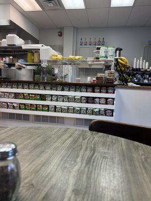 Deli counter.