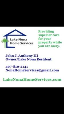 Providing superior care for your home while you are away.