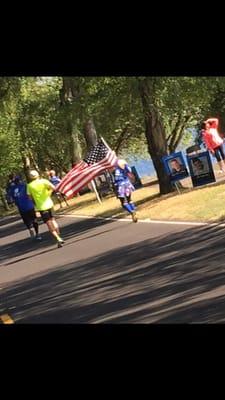 Several run the whole 13.1 with our flag