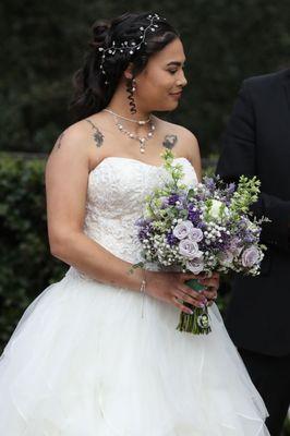 Beautiful wedding hair