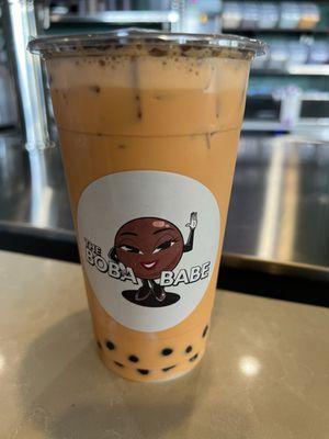 Nitro Thai Milk Tea w/ Brown Sugar Boba