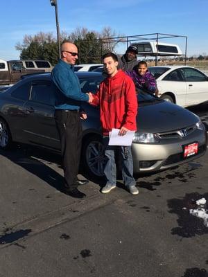 Enjoy your sweet Honda Civic si Breyden keep working hard as you can see it pays off.