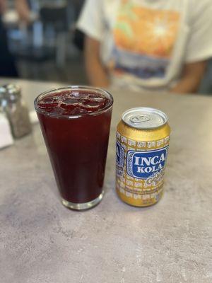 Chicha Limeña (Chicha Morada) and Inca Kola