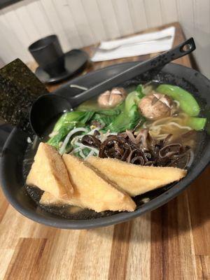 Vegan Vegetable Lover Ramen with Tofu