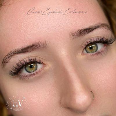 Classic Eyelash Extensions by Celeste at Haus of Venus #eyelashextensions