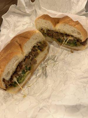 Mexican Philly Steak Sandwich