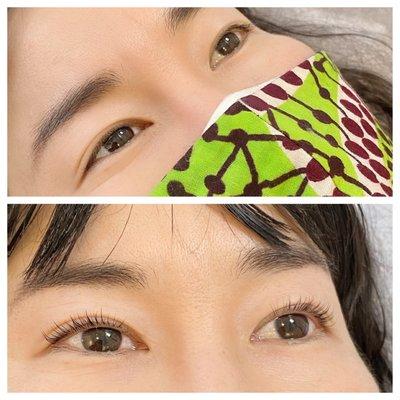 Keratin Lash lift