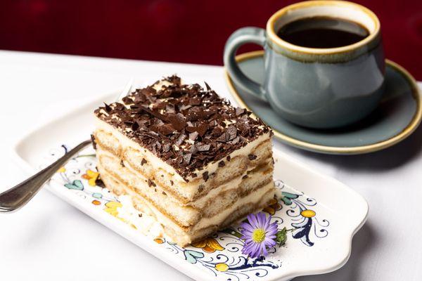 Tiramisu and Coffee