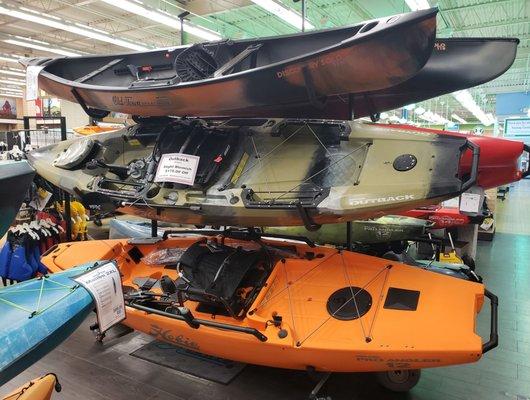 Ramsey's Sells [and Rents] New or Used Kayaks, Canoes, Paddle Boats.