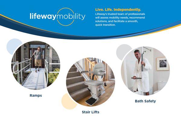 List of Lifeway Mobility's accessibility solutions