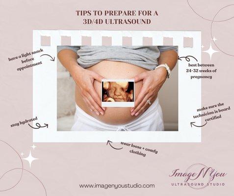 Top Tips to Get the Best 3D/4D Ultrasound Experience!