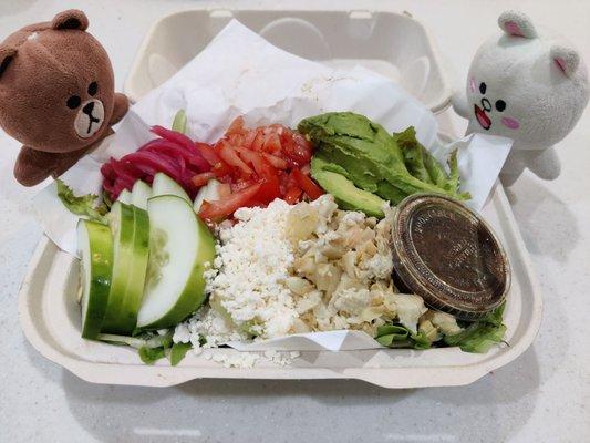 Brown and Cony enjoyed the House Salad