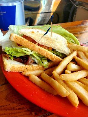 BLT with fries