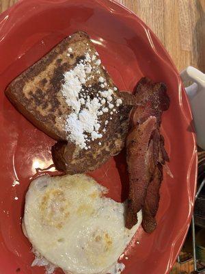 FRENCH TOAST Eggs Bacon