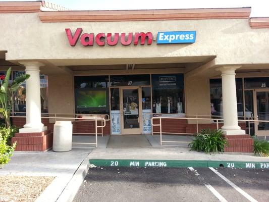 Vacuum Express Temecula Store Front