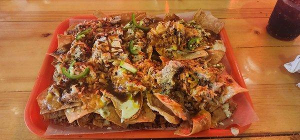 Full order Pork Nachos