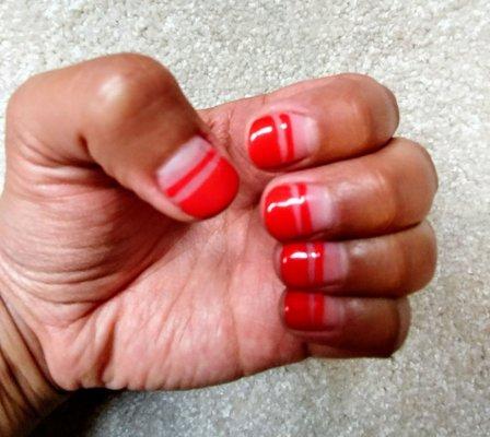 Love my gel manicure from Paradiae Nails! Thanks, Vicky!