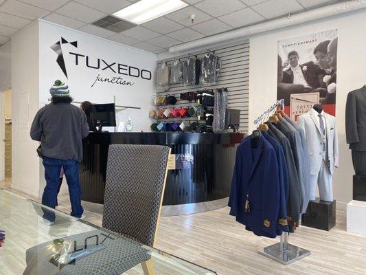 Register / checkout at Tuxedo Junction.