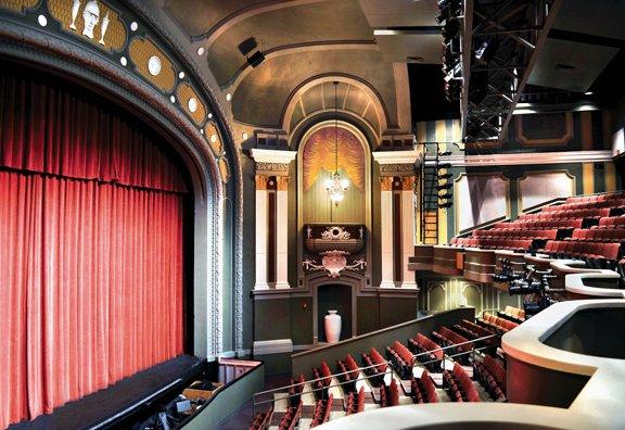 The 550-seat auditorium presents plays, musicals, and more.