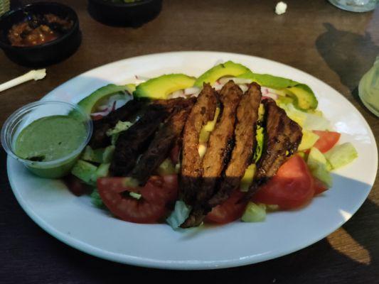 Salad with Steak