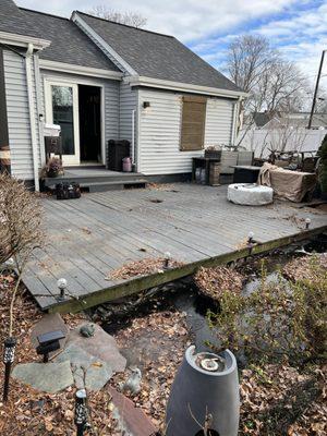 Deck in need of repair