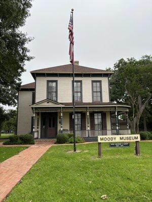 Moody Museum is housed in the Victorian home where Gov. Dan Moody, Texas' youngest governor, grew up.