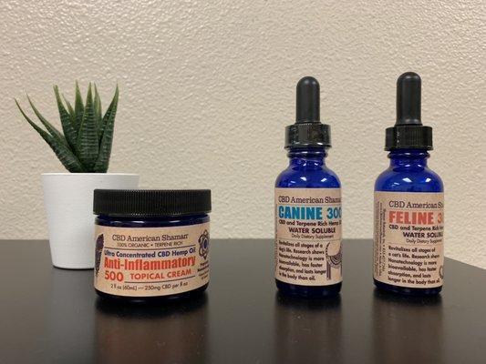 Do you have pets with anxiety, stress or pain? Try our CBD Oil Pet Products. Bring your pet into our  Las Vegas Location