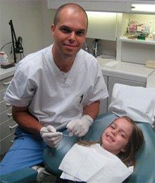 Dr. Biscotti pictured with his oldest daughter in 2014.