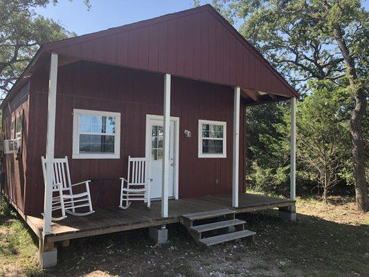 Our new lakeside cabin is available for rent.