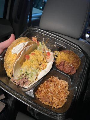 Beef Taco Platter