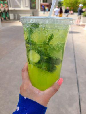 Cucumber melon mojito