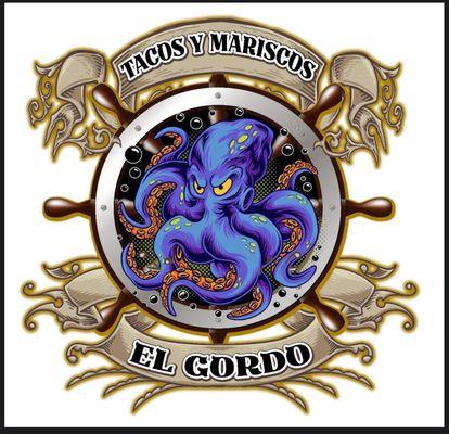 El nuevo Logo de Tacos y Mariscos el Gordo