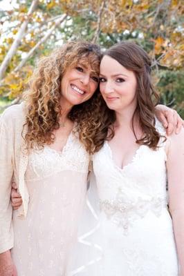 Bride & Mother of Bride at Calamigos Ranch