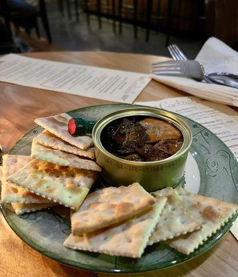 Tinned Smoked Oysters