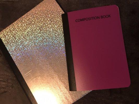 My zenon girl of the 21st century notebook and my mini comp book just $1 ea