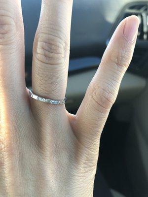 Replaced diamond and fixed ring