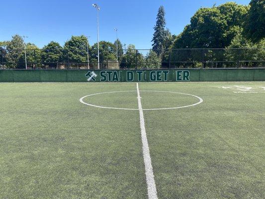 Sports fields (futsal?) that could use some TLC