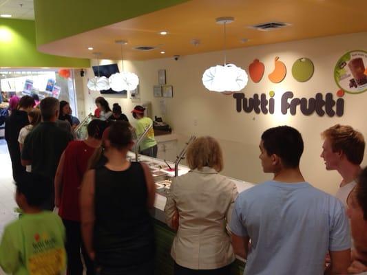 Today am at tuttifrutti auburn