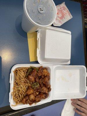 Greasy Chinese food not for the weak..