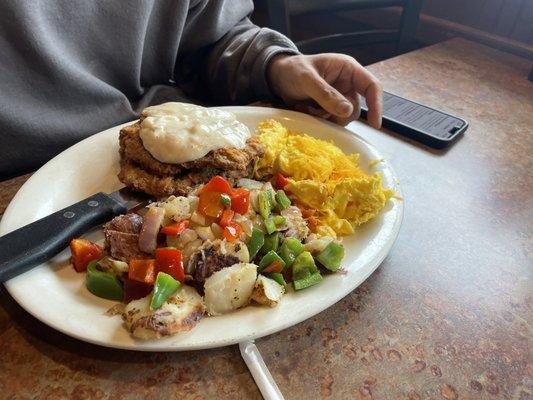 country Southern Fried Steak Lunch