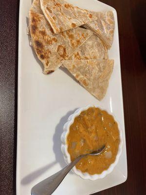 Roti appetizer