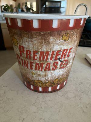 Gotta get a tub! Fresh popped popcorn